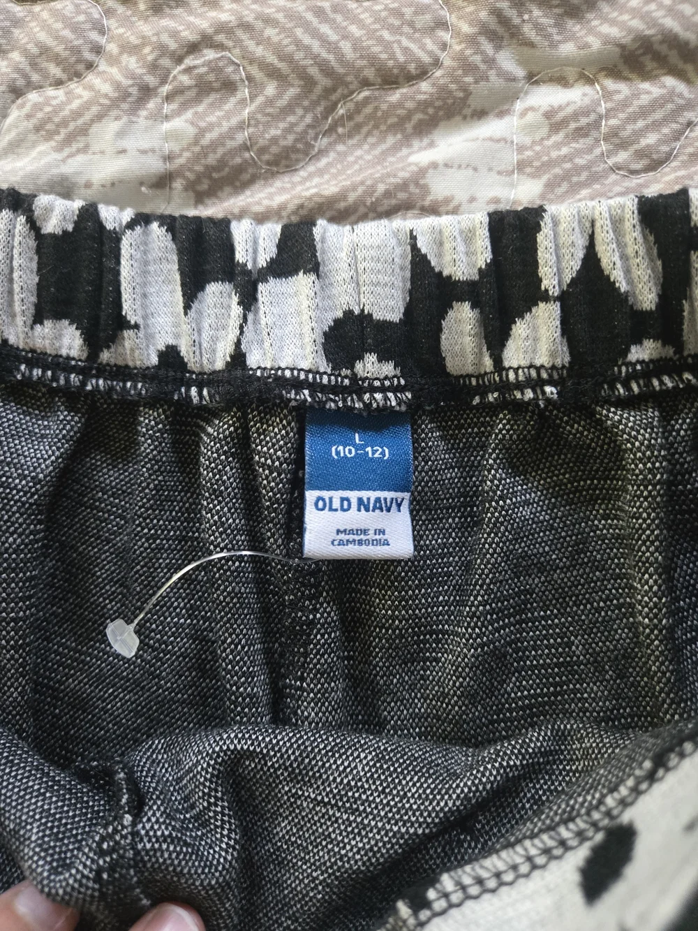 Old Navy Black & White Floral Girls' Skort